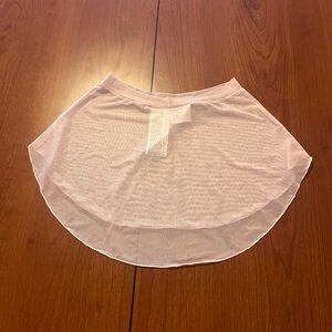 So Danca Elegant Pink Sheer Skirt